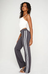 Almost Ready Straight Leg Pants Charcoal