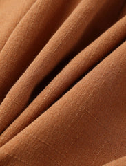 Light Brown Waist Cut Out Skirt