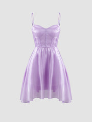 Forest Fairy Corset Mini Dress