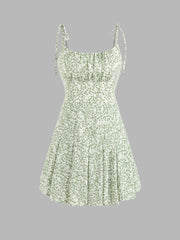 Floral Shirred Cami Dress