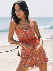 Boho Geometric Mini Shorts