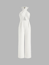 Solid Criss Cross Jumpsuit