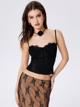 Lace Sheer Corset Cami Top