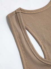 Solid Square Neck Bodysuit