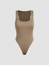 Solid Square Neck Bodysuit