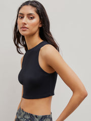 Solid Crop Tank Top