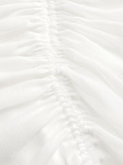 Ruffle Sheer High Waist Maxi Skirt