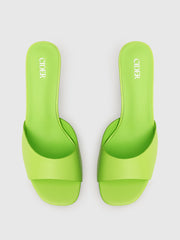 Transparent Flower Shaped Heeled Sandals