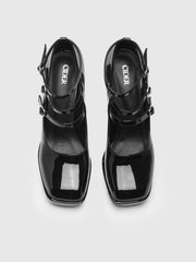 Chunky Heeled Mary Jane Shoes