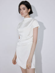 Cut Out Ruched Mini Dress