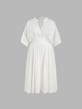 V-neck Ruched Ruffle Maxi Dress Curve & Plus