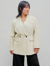 Notched Collar Pocket Blazer Curve & Plus