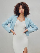 Cropped Tailored Blazer