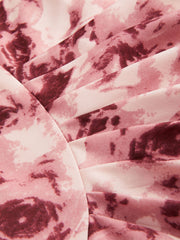 Floral Ruched Maxi Dress