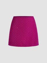 Sequin Low Rise Mini Skirt
