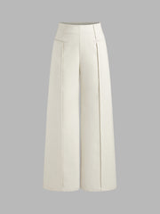 Linen Mid Rise Pants