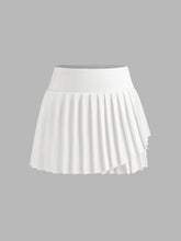 Low Rise Tiered Pleated Mini Skort