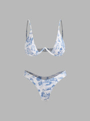 Sea Underwire Bikini Set