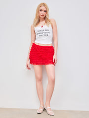 SEQUIN MESH MARY JANE FLATS