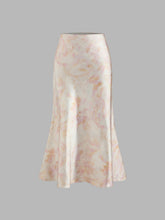 Mid Rise Floral Maxi Skirt