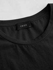 Round Neckline Oversized Crop Top Curve & Plus