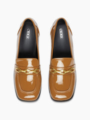 BUCKLE HEELED LOAFERS