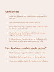 REUSABLE ADHESIVE PUSH UP NIPPLE COVER
