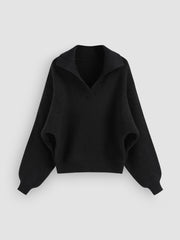 Polo Solid Long Sleeve Sweater