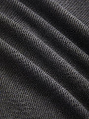 Knit V-neck Contrasting Binding Cardigan