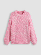 Round Neckline Oversized Sweater