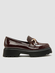 BUCKLE CHUNKY HEEL LOAFERS