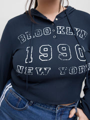 1990 Graphic Hoodie Curve & Plus