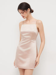 Zipper Cami Mini Dress