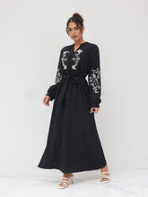 Cotton Floral Knotted Maxi Dress