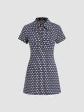 Polo Geometric Mini Dress