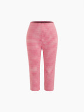 Gingham Ruched Capris