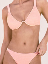 V-neck Texture Underwire Bikini Set