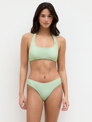 Halter Neckline Cheeky Bikini Set