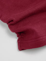 Cotton-blend U-neckline Contrasting Binding Ruched Tank Top