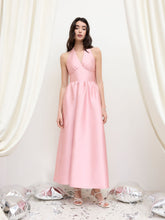 Halter Neckline Bowknot Maxi Dress