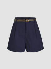 Belted High Waist Trouser Short
