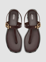 ADJUSTABLE STRAP FLIP-FLOP SANDALS