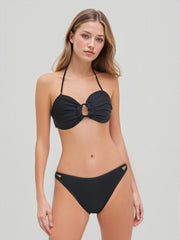 Sweetheart O-Ring Adjustable Top & Cut Out Cheeky Bikini Bottom