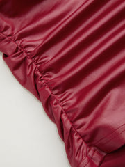 V-Neck Ruched Cami Top Curve & Plus