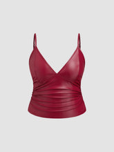V-Neck Ruched Cami Top Curve & Plus