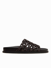 SOLID WOVEN SLIPPERS