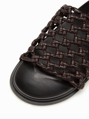 SOLID WOVEN SLIPPERS