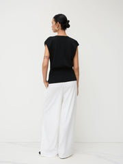 Knit V-Neck Dolman Sleeve Vest
