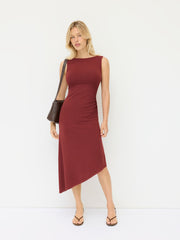 CDR Asymmetric Midi Dress