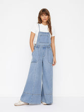 Cider Denim Oversized Wide Leg Jumpsuit